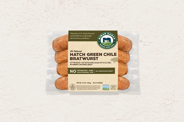 Fully Cooked Hatch Green Chile Bratwurst - Image 2